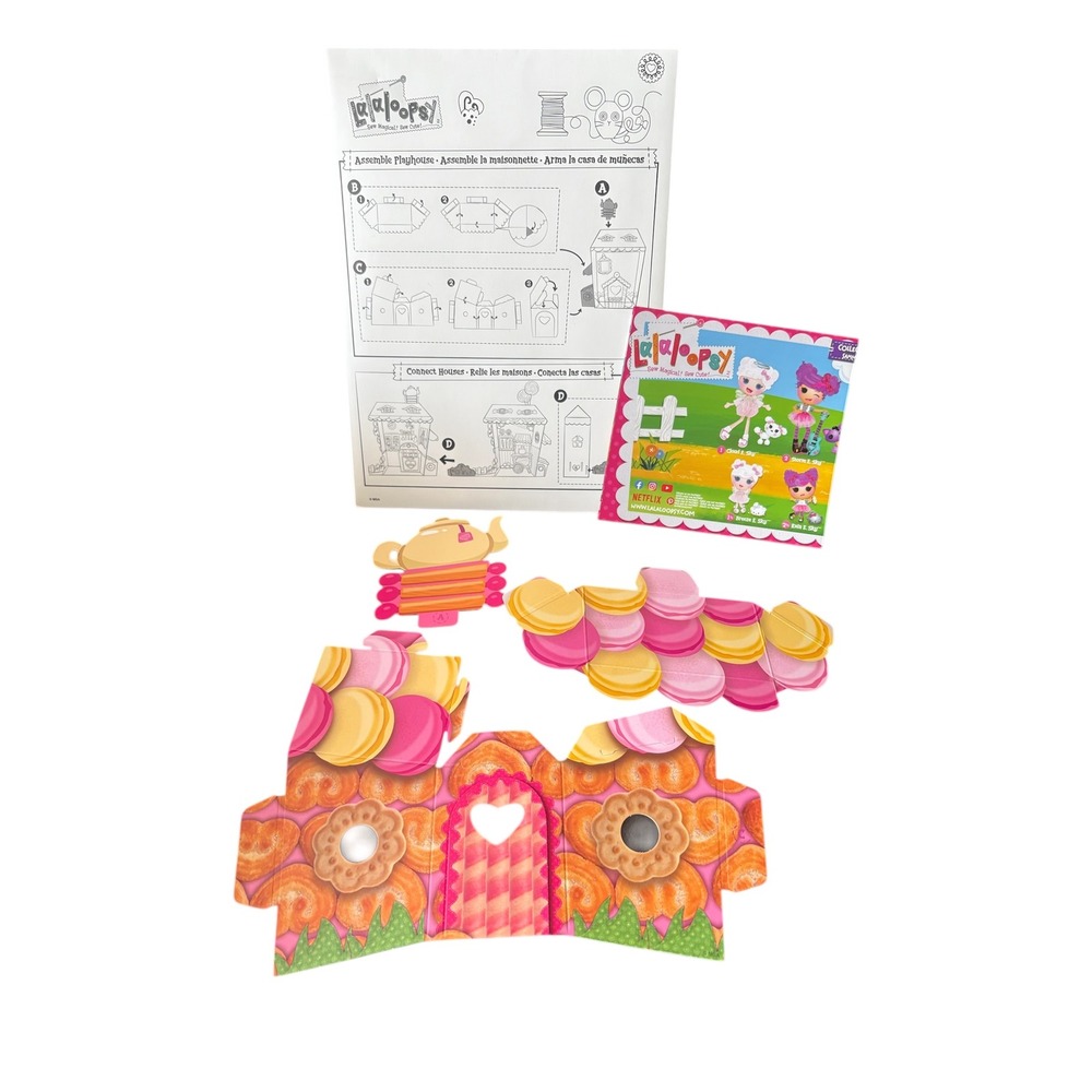 Lalaloopsy Crumbs Sugar Cookie Playhouse Parts Lot Roof Walls Pieces MGA